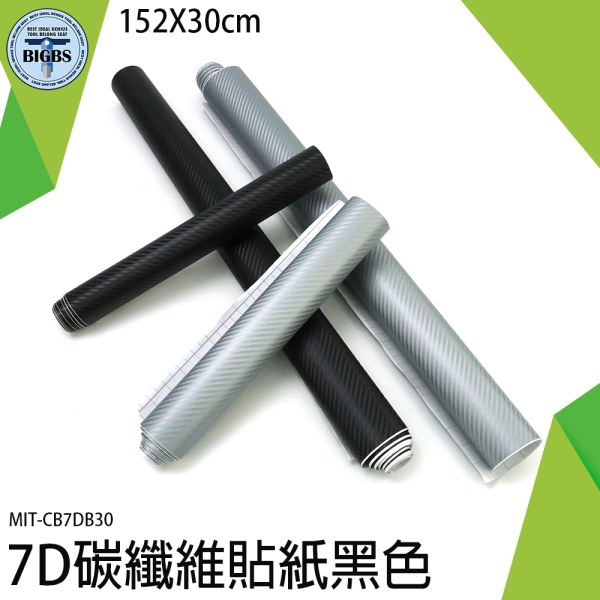 《利器五金》廣告貼紙 裝飾貼 高模擬 防水貼紙 機車卡夢 MIT-CB7DB30 立體亮面 電動車貼紙