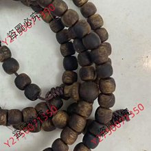 二手】99沉水沉香0.5奇楠種植沉香電白沉香文玩手串5mm手鏈掛鏈純天然