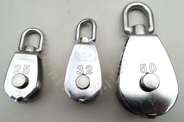 奧立康五金】白鐵304單輪豆滑車32mm 吊車滑輪滑車吊車輪滑車輪吊車吊輪