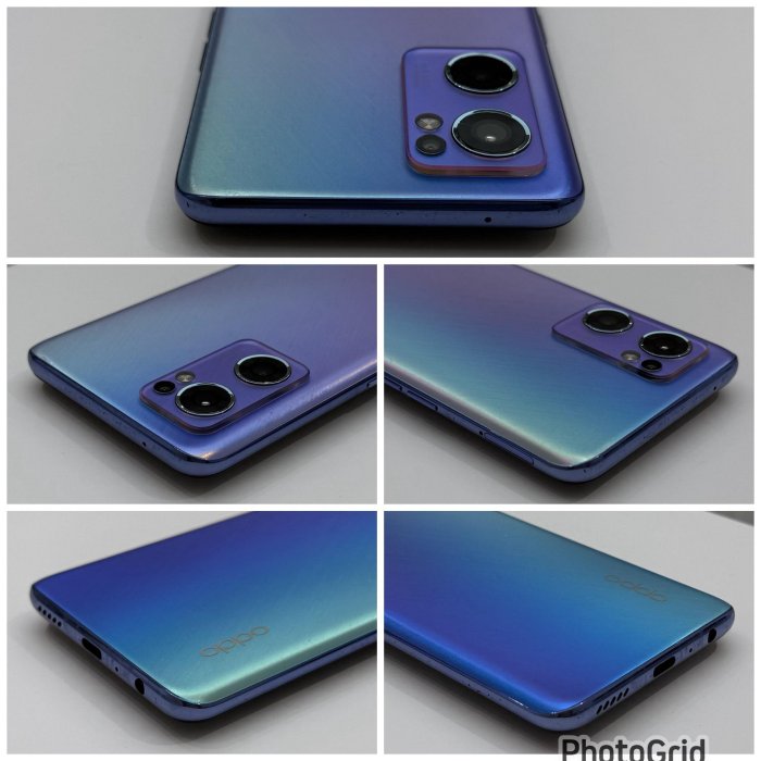 OPPO Reno7 8+256G 二手機 星雨藍 含稅附發票【米米瑞隆】高雄實體 可出租 C7795 中古機