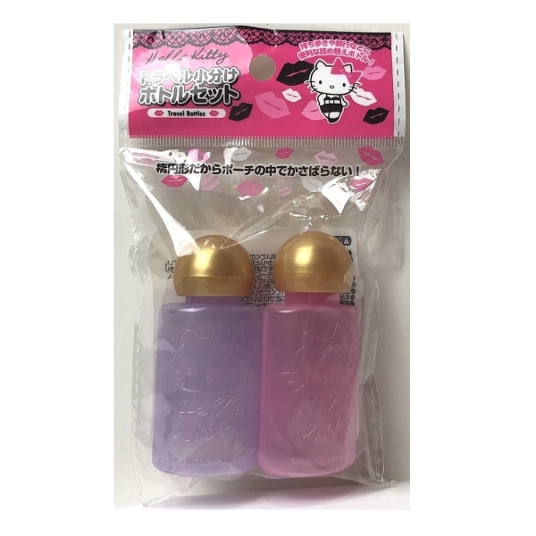【震撼精品百貨】Hello Kitty 凱蒂貓~凱蒂貓 HELLO KITTY 2入旅行隨身容器瓶#57783
