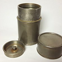 中國老錫茶罐】清順記號沈存周款 老錫壺*古茶心壺*茶入*茶倉*美品,包漿