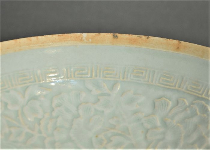 北宋時代 湖田窯 青磁刻花鳳尾花文房洗 覆燒 覆輪口 影青 古皿唐物(F-90) 宋代筆記vol.149 救世熱海美術館：耀州窯青磁牡丹唐草文瓶 - MOA