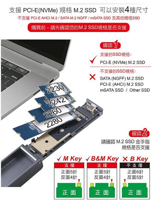 伽利略 【NV10GB】USB3.2 10G M.2 NVMe 鋁合金 散熱風扇外接盒