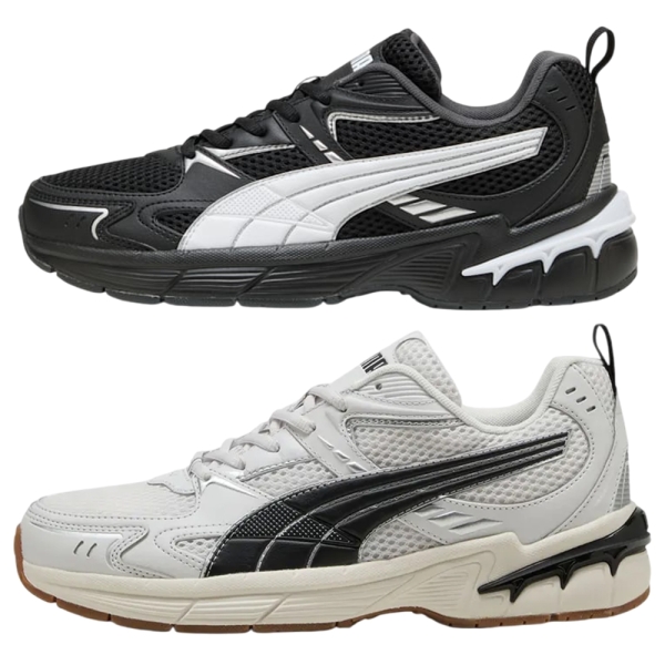 【下殺】Puma 休閒鞋 男鞋 女鞋 Milenio Tech 2000 黑/米白【運動世界】40262501/40262503