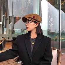 貝雷帽MAMMUT猛犸象英倫復古報童八角帽男女春秋鴨舌帽畫家貝雷帽潮 新品