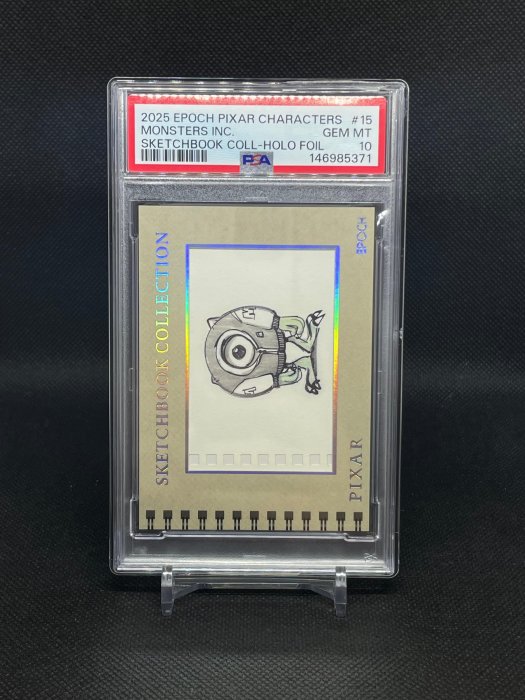 【影視】PSA10完美極稀有1/1～2025 Epoch Pixar皮克斯角色手繪卡 1of1 怪獸電力公司 大眼怪sketchbook 特殊卡