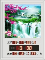 【鋒寶】LED圖像型電子日曆 FB-3040A 流水生財 LED時鐘 數字鐘 電子時鐘 電子鐘