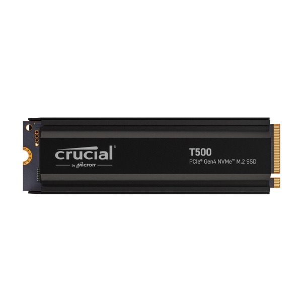 Micron 美光 Crucial T500 4TB(含散熱片) PCIe Gen4 SSD 固態硬碟 CT4000T500SSD5
