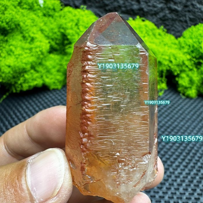 水晶原石 天然馬達加斯加黃水晶涅槃 透體冰糖晶涅槃水晶原石 資料 二手 【皇朝古玩】-998