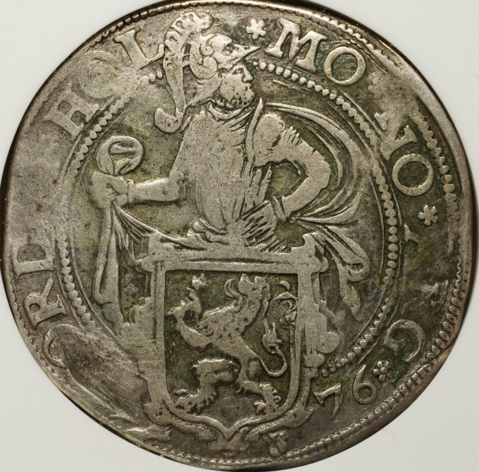 貨幣　金貨 Y6651511906下單用】NGC XF 1576年開門幣荷蘭Holland 獅銀