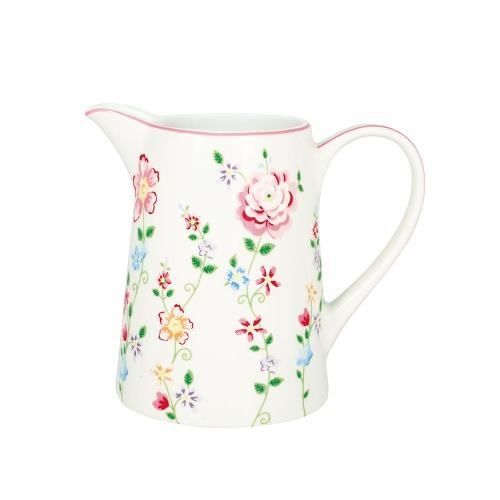 丹麥GreenGate Columbine white 水瓶1L