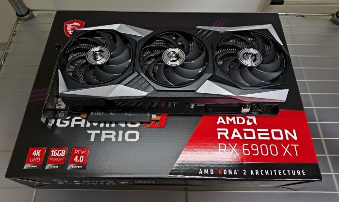 保固中 微星 MSI Radeon RX 6900 XT GAMING X TRIO 16G 三風扇