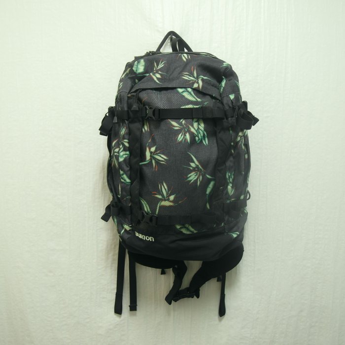 Burton 登山包 後背包 包包 旅行包 灰 葉子 極稀有 老品 復古 古著 Vintage