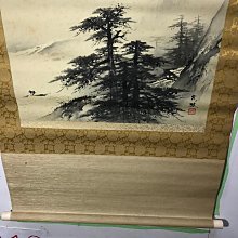 叔母66:  掛軸　華陽　彩色山水 叔母66: 掛軸 華陽 彩色山水