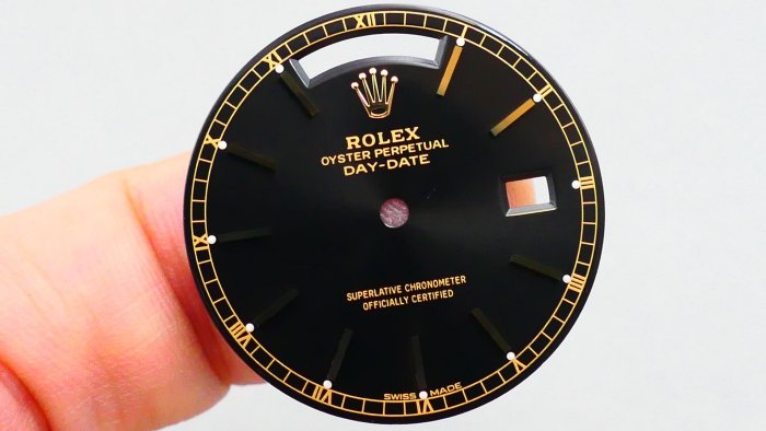 【美好時光】ROLEX勞力士原裝黑色面盤 18038 18238 等DD都可以裝(RSC取得全新品)