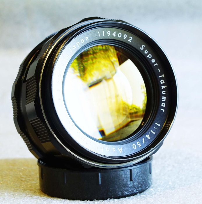 悠悠山河】收藏級難得好貨八枚玉Super-Takumar 50mm F1.4 M42 鏡片完美