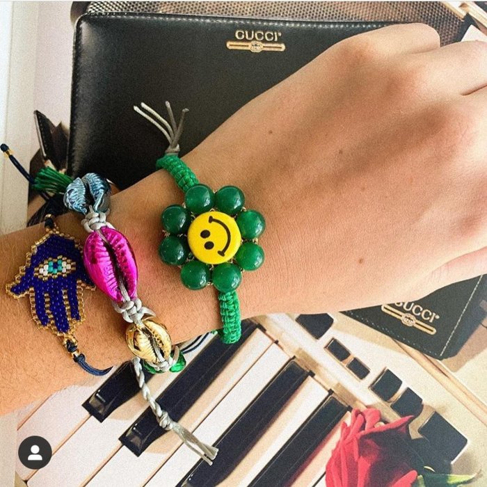 Venessa Arizaga HAPPY FLOWER 笑臉手鍊 銀色手鍊