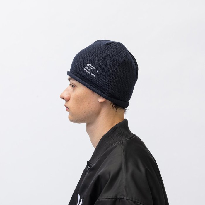 帽子 wtaps BEANIE 02 / BEANIE / CTPL. Wtaps Beanie 02/Beanie/CTPL 毛帽黑色/深藍251MADT-HT02
