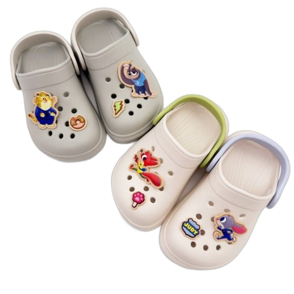 【菲斯質感生活購物】領券再折!!台灣製動物方城市洞洞鞋 樹懶快俠 涼拖鞋 尼克茱蒂 洪金豹 童鞋