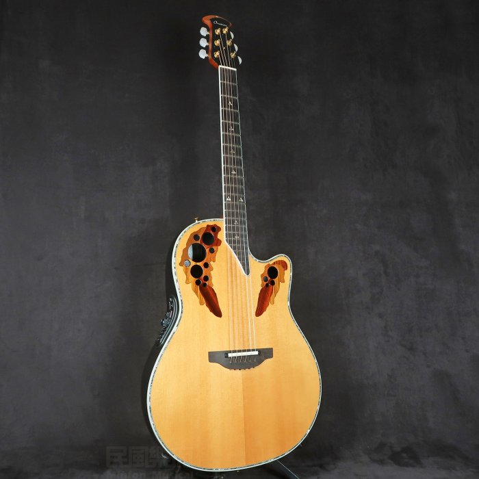 民風樂府絕版出清》Ovation C1778LX-4 圓背吉他美國廠葡萄孔設計