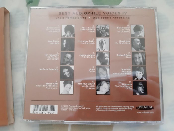 CD (XRCD)Best Audiophile Voices I - IV セット