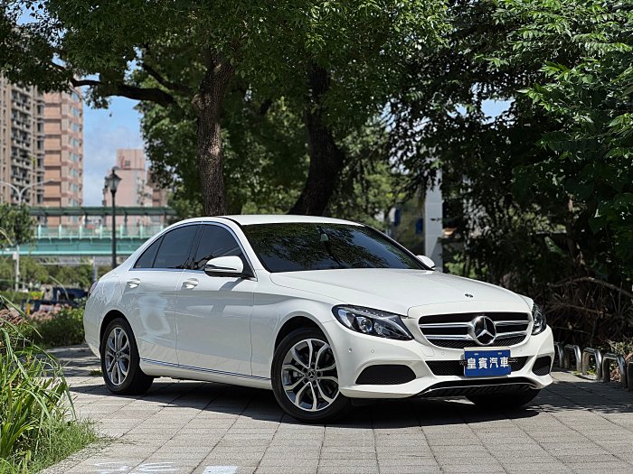 已收訂【皇賓汽車x臺北賓士汽車】賓士 2018 C200 Sedan 白