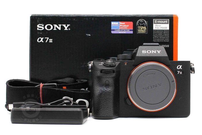 【高雄青蘋果3C】SONY A7 III A7M3 7M3 單機身 單眼相機 全片幅 快門數:126XX次 二手相機#96284