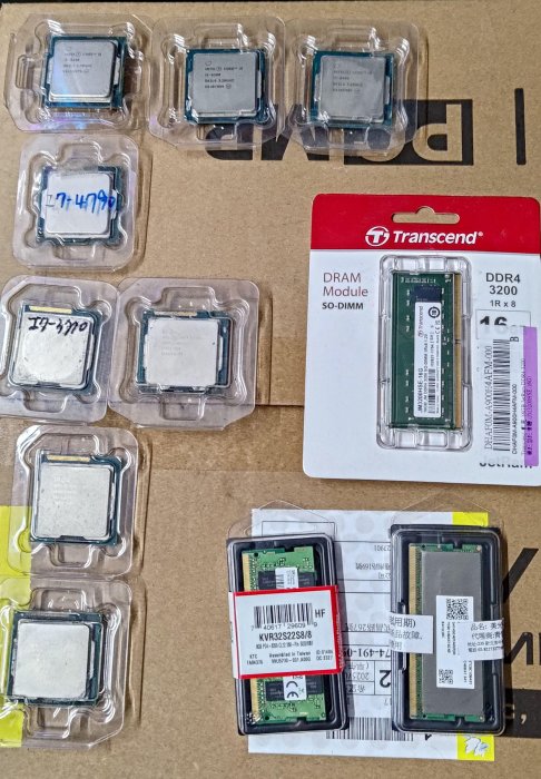 二手 CPU 英特爾 4核心 INTEL E3-1230V2 I7-2600 I7-3770 I7-4790 I5-6500處理器