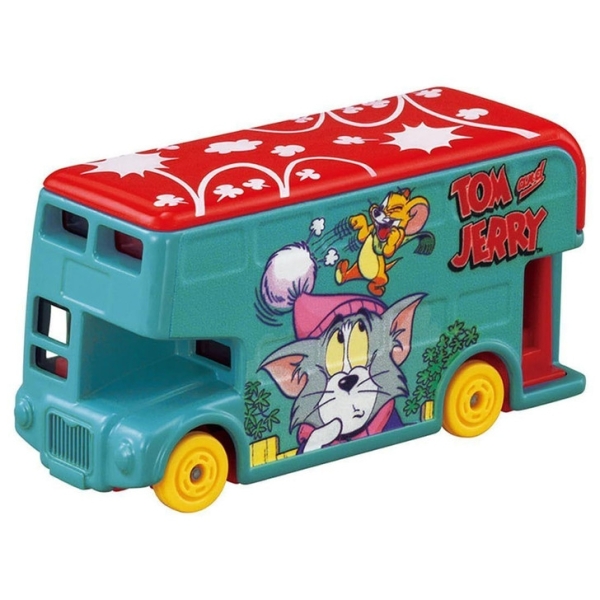 【震撼精品百貨】湯姆貓與傑利鼠 Tom and Jerry~TOMICA多美小汽車湯姆貓與傑利鼠-巴士藍*95916