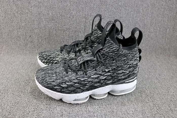 【小野潮鞋館】NIKE LEBRON XV LBJ15 “Ashes” 灰色 經典 編織 高幫 休閒運動籃球鞋 男鞋 8