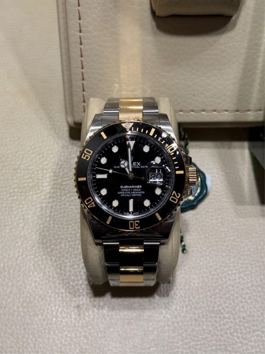 大西門鐘錶 勞力士 126613LN 半金黑水鬼