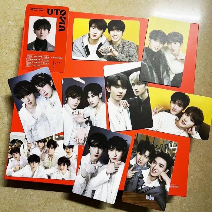 TNT時代少年團專輯二專小卡實體專輯烏托邦少年三時有聲已拆已綁| Yahoo拍賣