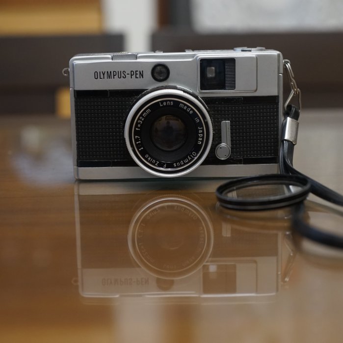 售】漂亮OLYMPUS-PEN EED 半格機械相機,D.Zuiko 32mm f1.7估焦街拍905