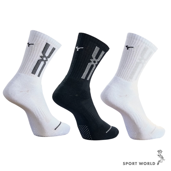 Mizuno 美津濃 襪子 厚底中筒襪 25-28cm 台灣製【運動世界】32TXD00801Q/32TXD00809Q/32TXD00822Q