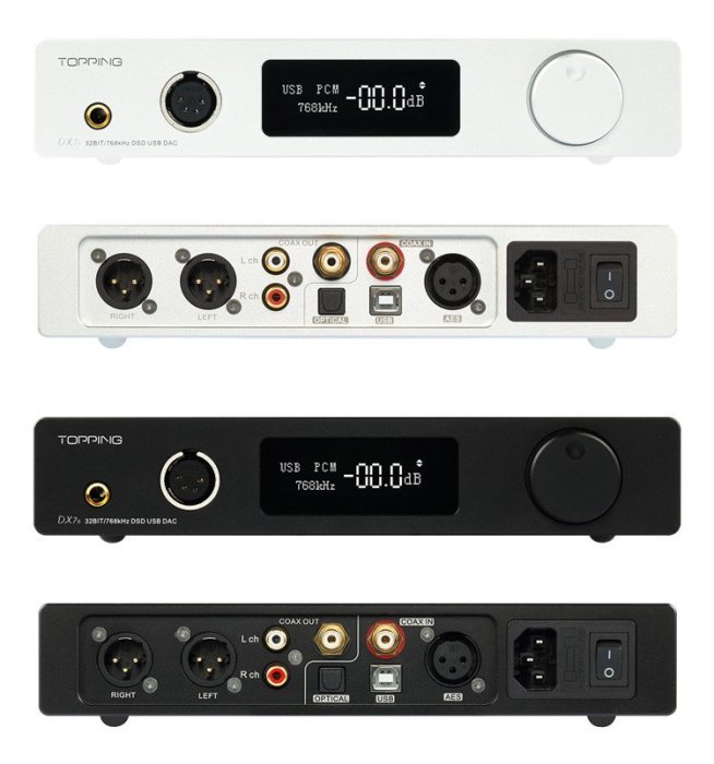 東京快遞耳機館開封門市拓品TOPPING DX7s 全能解碼耳擴一體機ES9038