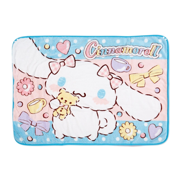 【震撼精品百貨】大耳狗 Cinnamoroll~日本Sanrio三麗鷗 大耳狗披肩毛毯100×70cm 抱熊*13772