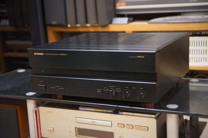 [ 一元音響 ] 超夢幻銘品 旗艦中的旗艦! 山水 SANSUI B-2103 MOS VINTAGE 二聲道後級擴大機
