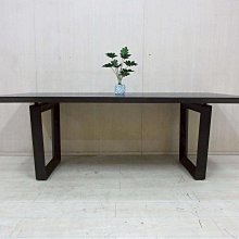 新竹辦公家具◎百豐悅2手家具-二手 辦公OA 210公分黑面會議桌 七尺會議桌 台中二手家具 竹東2手傢俱