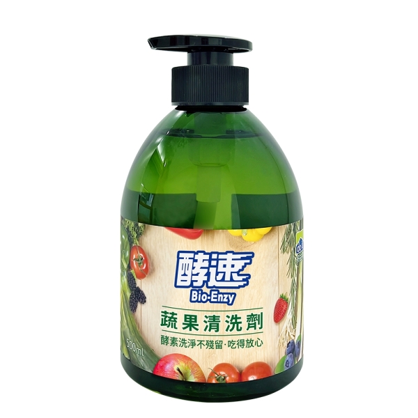 多益得酵速蔬果清洗劑500ml 5入/組