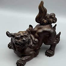 日本回流備前燒小西陶古獅子置物陶古獅子全品帶原盒下手【二手】4764