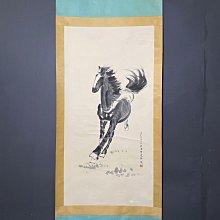 徐悲鴻駿馬畫四尺中堂畫純手繪畫畫工精細材質宣紙hj 實物拍攝一物一圖
