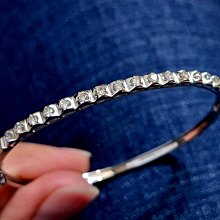 《出清.一元起底》天然石手~重60分(0.6ct)白k金~日常配戴~百搭~底