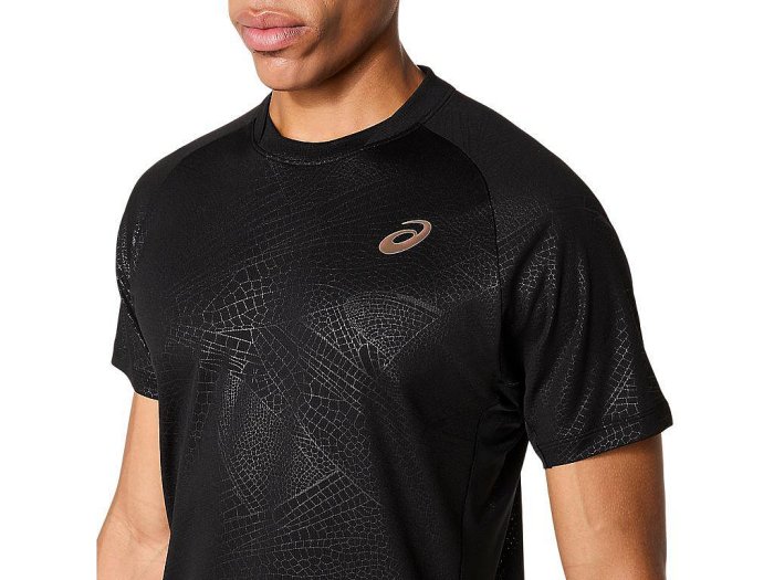 【曼森體育】ASICS 亞瑟士 短袖上衣 男款 ACTIBREEZE 美網 海外版 網球上衣 2041A352-001