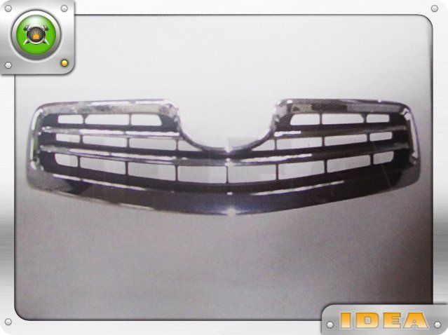 泰山美研社 20040801 TOYOTA 豐田 YARIS VITZ 06年 鍍鉻黑 水箱護罩