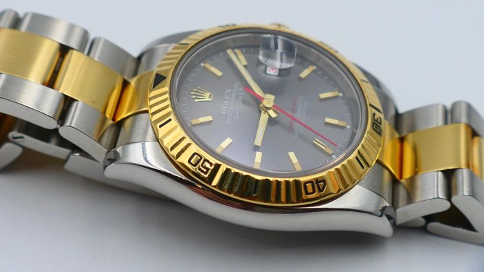 【美好時光】有保單美品！ROLEX 勞力士116263半金灰色面爬山虎 （ 116261 16263參考）
