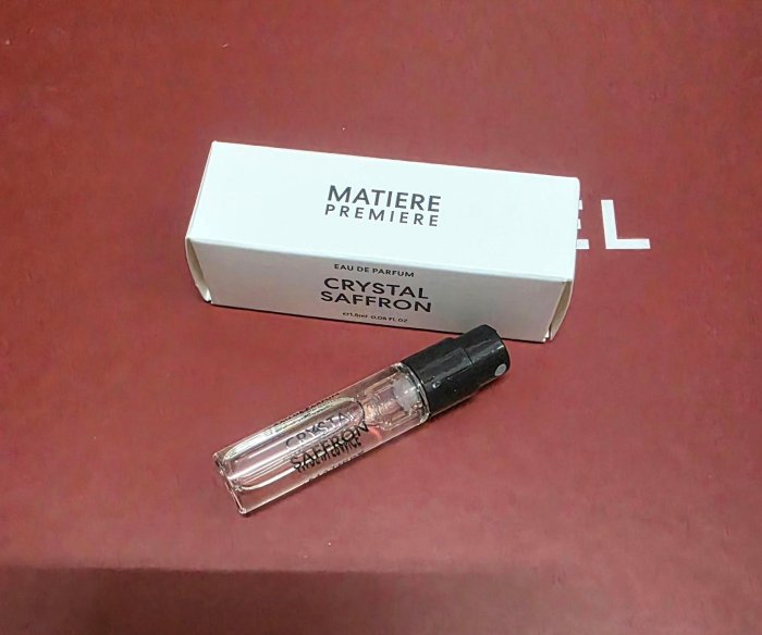 Matiere premiere 水晶番紅花 淡香精1.5ml/crystal saffron/中文標