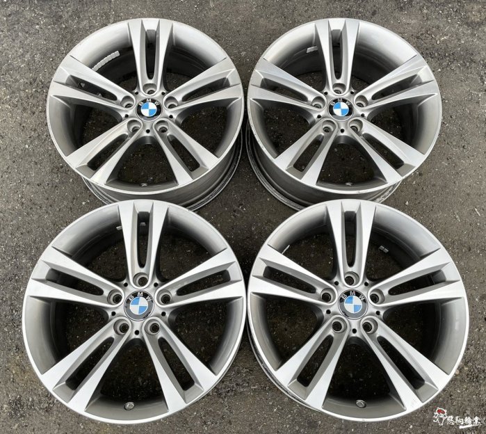 二手中古鋁圈 BMW 18吋 5孔120 原廠 灰車面 F36 E46 F30 F31 F32 F34 F20 E87 下