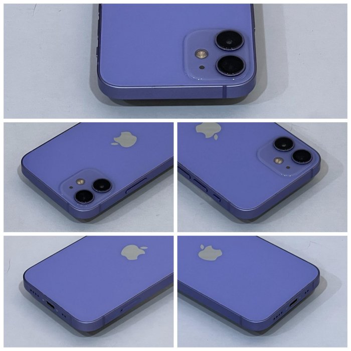 IPHONE 12 MINI 64G 紫色 二手機 中古機 附發票 手機出租 高雄【米米科技】M6465