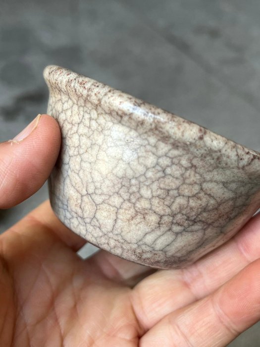 翡色 青釉 貫入 筆洗 宋元時代 幅約12.2cm 汝窯 青磁鳥形筆洗 – Ru ware Brush Wash with Birds | 陶磁オンライン